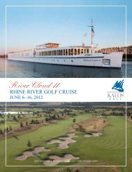 Rhine RiveR golf CRuise - Kalos Golf