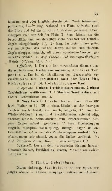 FLORA: Joseph Karl Maly: "Systematische Beschreibung der in