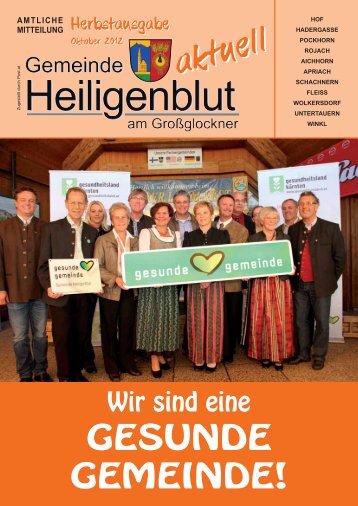 aktuell - Gemeinde Heiligenblut am Großglockner