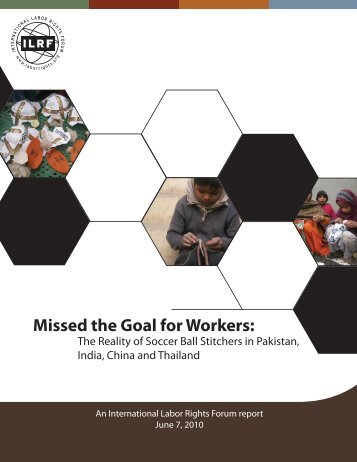 Missed the Goal for Workers: - International Labor Rights Forum