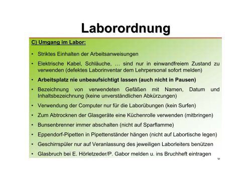 Chemie-Labor Chemie-Labor - FH-Wels