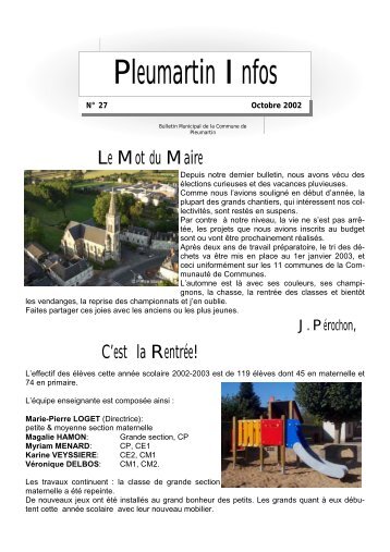 Pleumartin Infos - Vals de Gartempe et Creuse