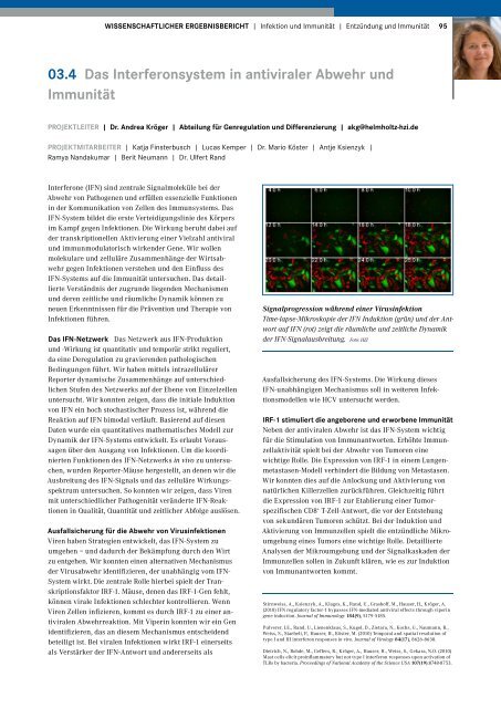 Wissenschaftlicher Ergebnisbericht - Helmholtz-Zentrum für ...