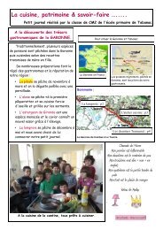 TABANAC (33), Ecole primaire - Fédération Patrimoine ...