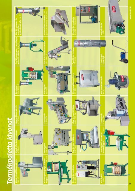 PA 50 0 g áz PA 10 0 0 g áz PA 50 0 olaj PA - voran Maschinen GmbH