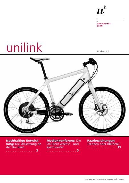 unilink - Abteilung Kommunikation - Universität Bern