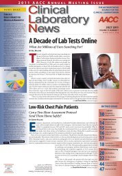 Download the entire issue - American Association for Clinical ...