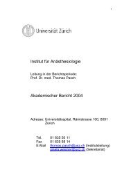 2004 - UniversitätsSpital Zürich