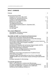 Veranstaltungskalender - Swiss Society for Microbiology