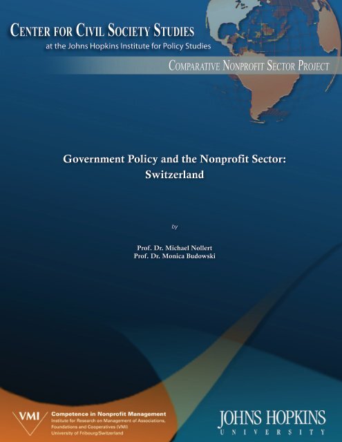 Government Policy and the Nonprofit Sector: Switzerland - VMI