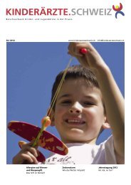 Nr. 2/2012 (pdf) - Kinderärzte Schweiz