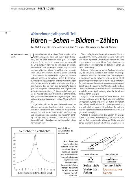 Nr. 2/2012 (pdf) - Kinderärzte Schweiz
