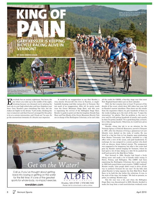 VS April 10 final.indd - Vermont Sports Magazine
