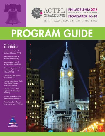 PROGRAM GUIDE - American Council on The Teaching of Foreign ...