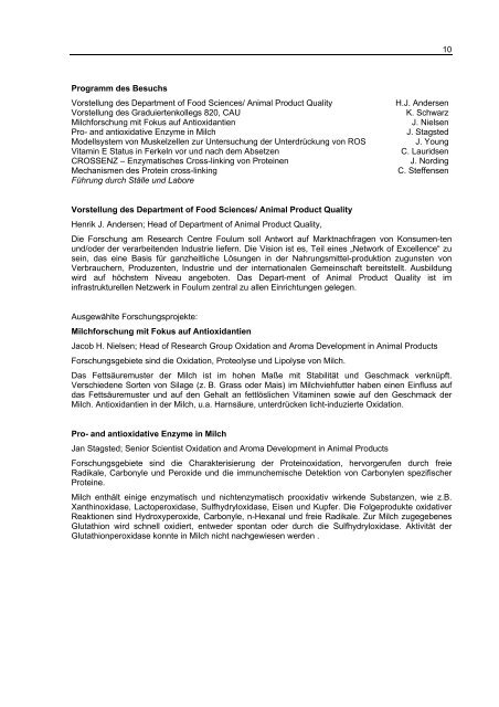 Exkursionsbericht (pdf) - GRK 820 - Christian-Albrechts-Universität ...