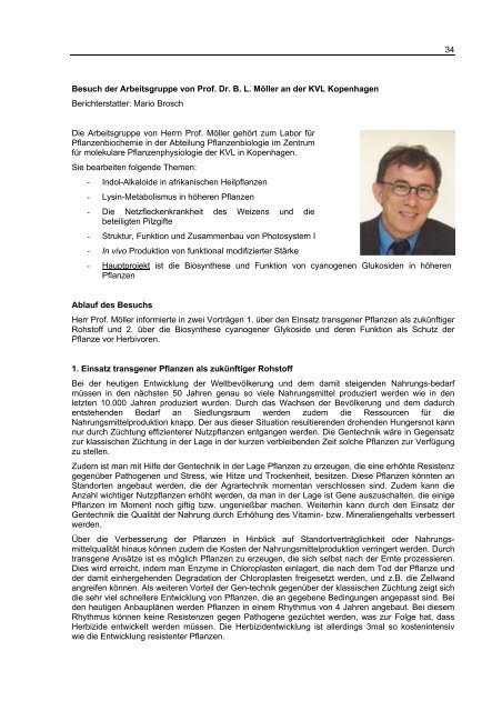 Exkursionsbericht (pdf) - GRK 820 - Christian-Albrechts-Universität ...