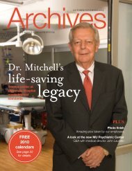 A Life-Saving Legacy - University of Missouri Health Sciences Center