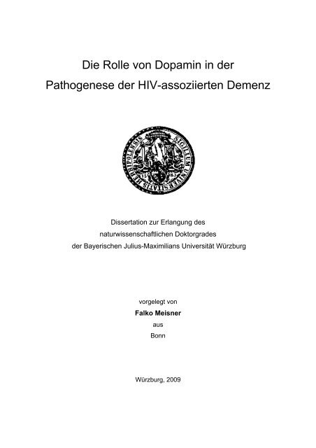 Die Rolle Von Dopamin In Der Pathogenese Der Opus Universitat