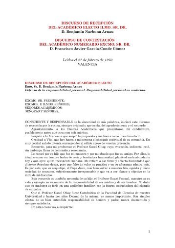 Defensa de la responsabilidad personal. Responsabilida personal en