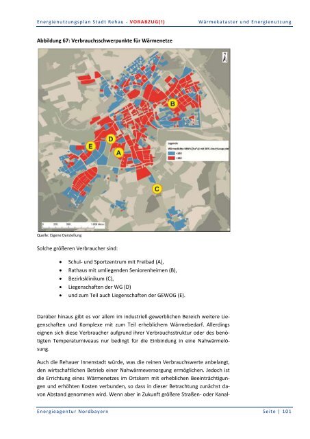 Energienutzungsplan Stadt Rehau