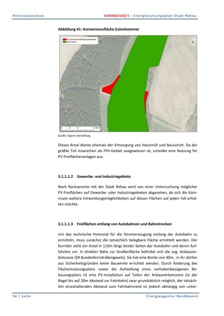 Energienutzungsplan Stadt Rehau