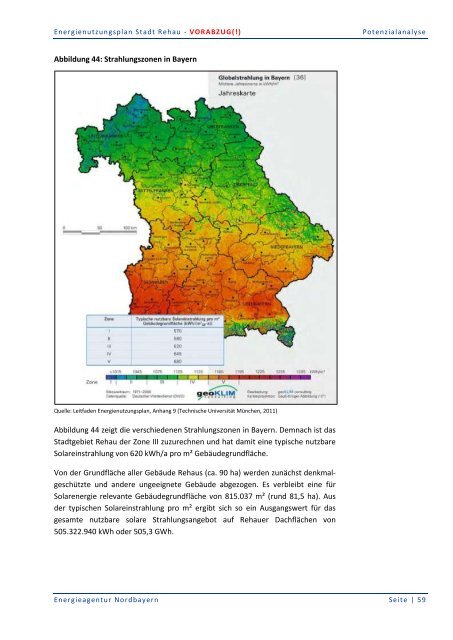 Energienutzungsplan Stadt Rehau