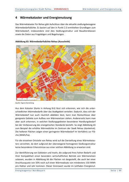 Energienutzungsplan Stadt Rehau