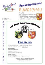 2012, KW15 - Verbandsgemeinde Zweibrücken-Land