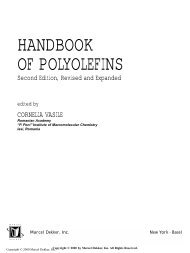 HANDBOOK OF POLYOLEFINS