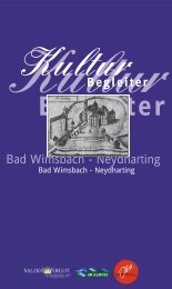 Kulturbegleiter - Marktgemeinde Bad Wimsbach-Neydharting