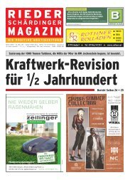 zeilinger - Rieder Schärdinger Magazin