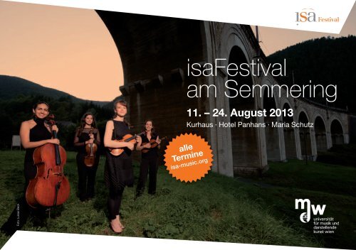 Sommerfestival 2013 - Semmering