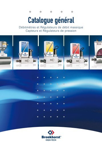 Catalogue général - Bronkhorst