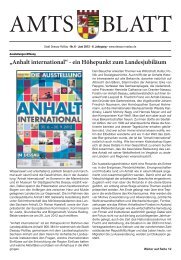 „Anhalt international“ - ein Höhepunkt zum ... - Dessau-Roßlau