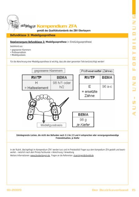 Der Bezirksverband - Zahnärztlicher Bezirksverband Oberbayern