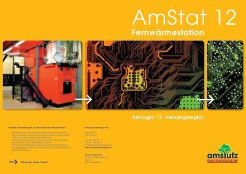 Flyer Wärmeübergabestation - Amstutz Holzenergie AG
