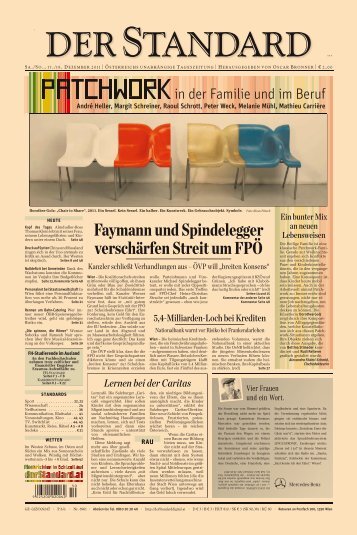 Faymann und Spindelegger verschärfen Streit um FPÖ - Der Standard