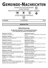 GNK 01/13 aktuell (Page 1) - Gemeinde Kaulsdorf(Saale)