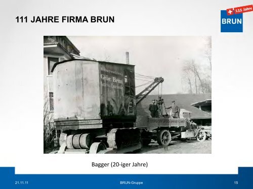 111 JAHRE FIRMA BRUN - Brun AG