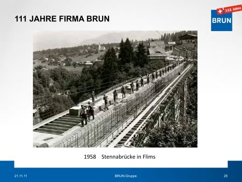 111 JAHRE FIRMA BRUN - Brun AG