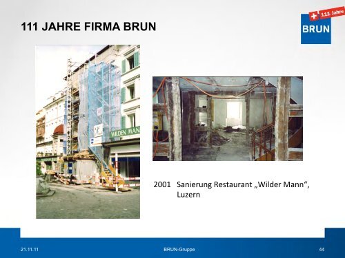 111 JAHRE FIRMA BRUN - Brun AG