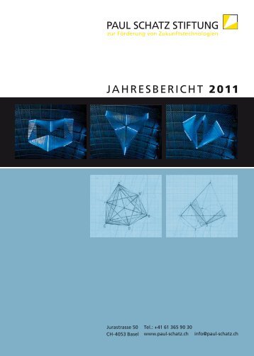 JAHRESBERICHT 2011 - Paul Schatz Stiftung