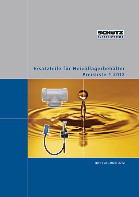 Ersatzteile für Heizöllagerbehälter Preisliste 1 - Schutz GmbH & Co ...