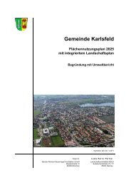 Begründung mit Umweltbericht - Karlsfeld