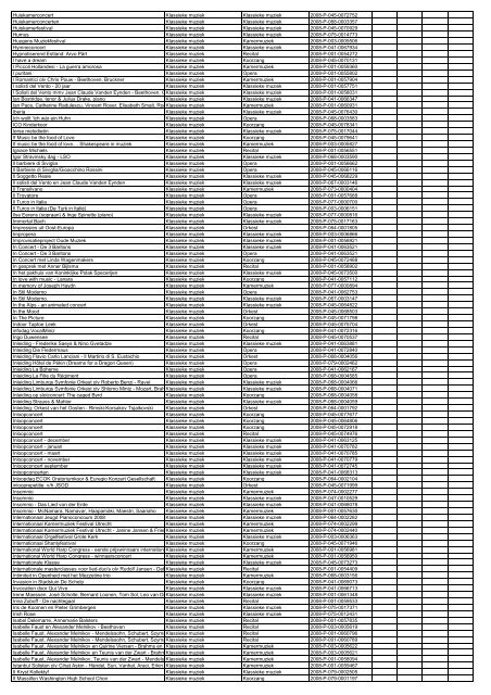 TAS productielijst # seizoen 2007-2008 kalenderjaar 2008. xls - VSCD