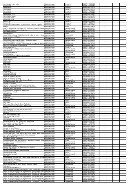 TAS productielijst # seizoen 2007-2008 kalenderjaar 2008. xls - VSCD