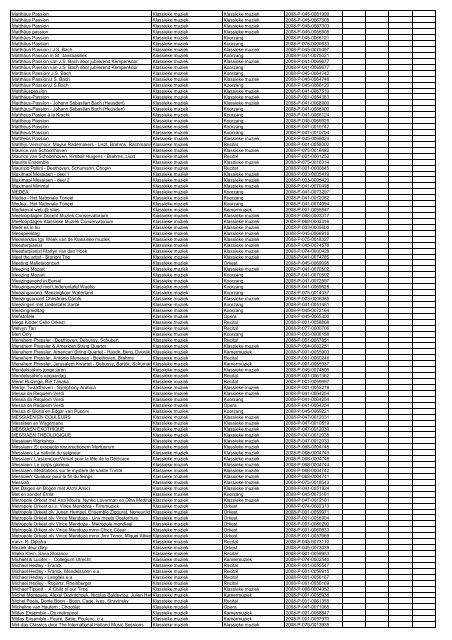 TAS productielijst # seizoen 2007-2008 kalenderjaar 2008. xls - VSCD