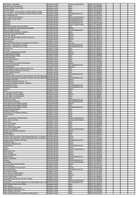 TAS productielijst # seizoen 2007-2008 kalenderjaar 2008. xls - VSCD