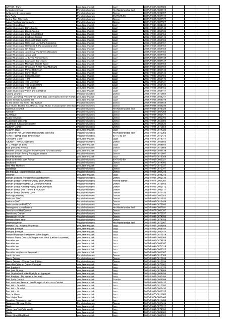 TAS productielijst # seizoen 2007-2008 kalenderjaar 2008. xls - VSCD