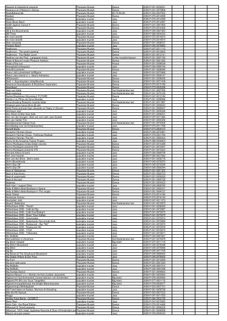 TAS productielijst # seizoen 2007-2008 kalenderjaar 2008. xls - VSCD